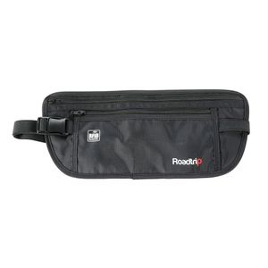 Canguro invisible Roadtrip para documentos, con cintura ajustable, negro