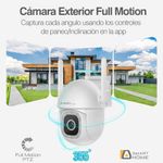 Cámara WiFi Convoy 72 PTZ 2K interior y exterior