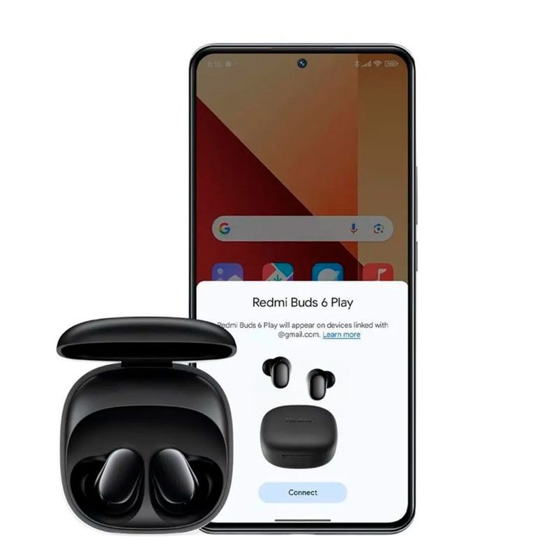 Audífonos True Wireless Xiaomi Redmi Buds 6 Play negro