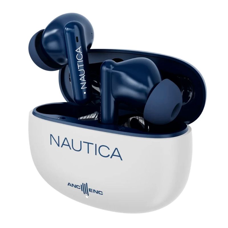 Audífonos Nautica T680 Bluetooth ANC 30h Blanco