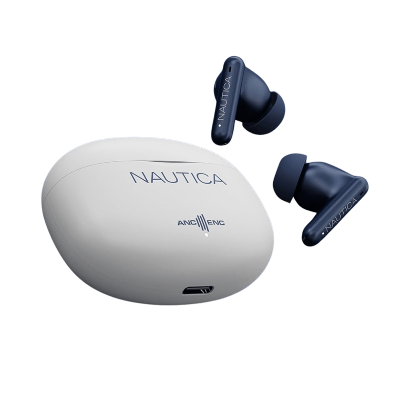 Audífonos Nautica T680 Bluetooth ANC 30h Blanco