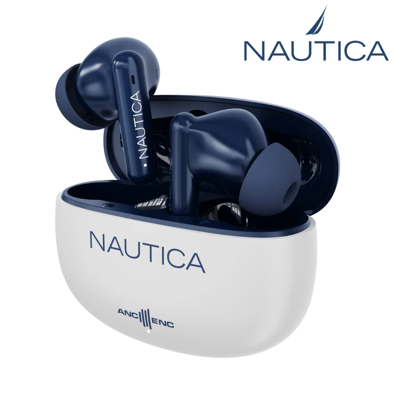 Audífonos Nautica T680 Bluetooth ANC 30h Blanco