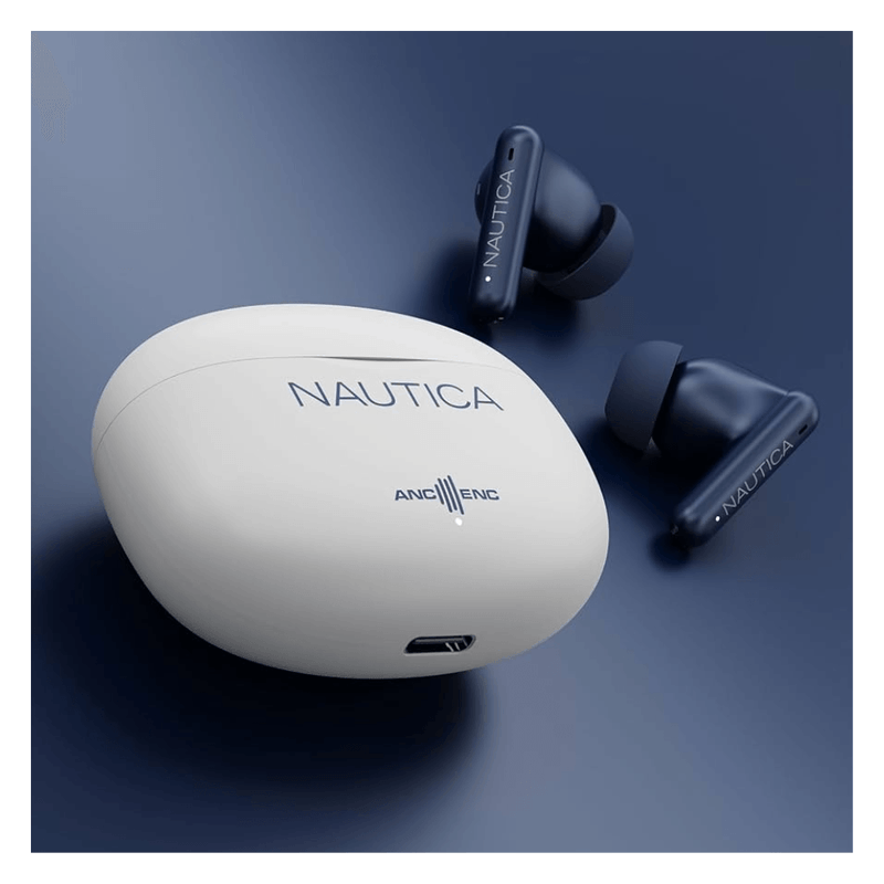 Audífonos Nautica T680 Bluetooth ANC 30h Blanco
