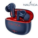 Audífonos Nautica T680 Bluetooth ANC 30h Rojo