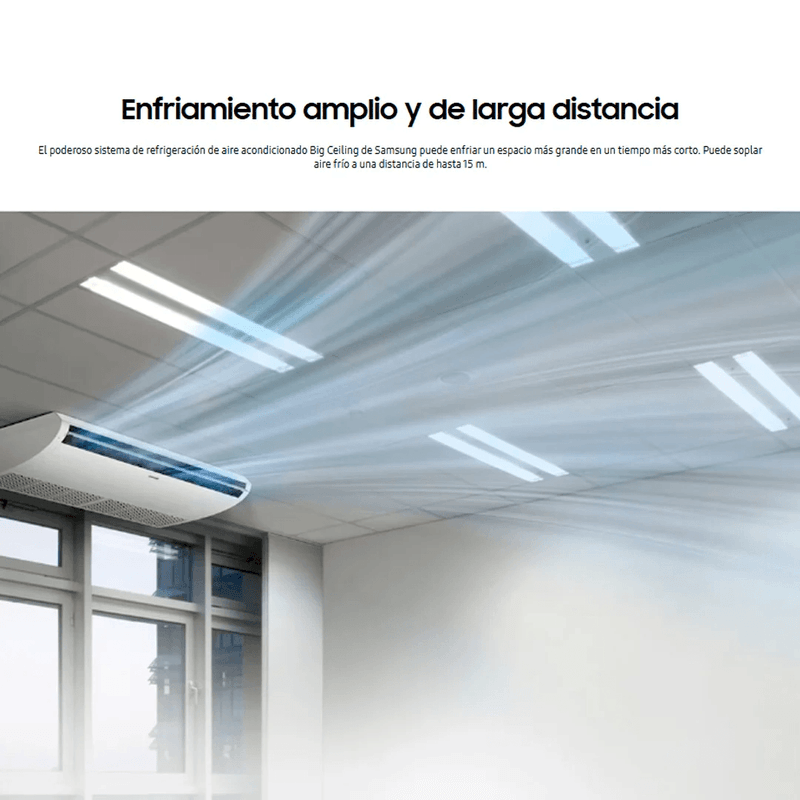 Aire acondicionado Samsung piso techo 48000 BTU inverter