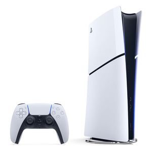 Consola PlayStation 5 Slim Edición Digital Bundle Gran Turismo 7 + Astro Bot, SSD 1TB, gráficos 4K, audio 3D, control DualSense