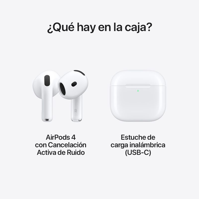 Audífonos AirPods Pro 4 con bluetooth blanco especificaciones