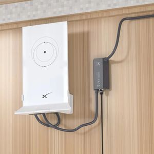 Adaptador Ethernet Starlink para red externa cableada, negro