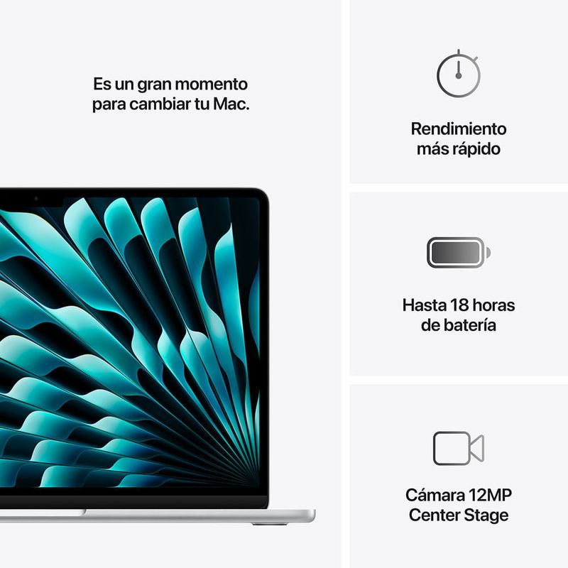 MacBook Air 13.6" M4 16GB RAM 256GB SSD azul cielo