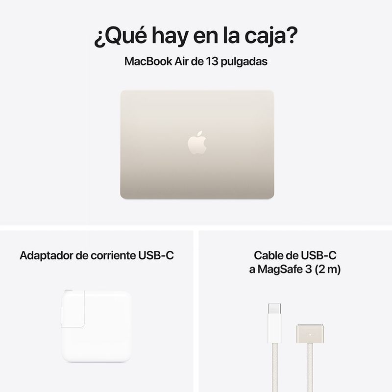 MacBook Air 13.6" Chip M4  512GB starlight