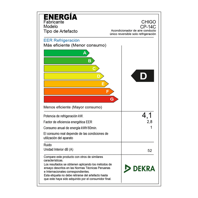 Aire acondicionado portátil Chigo CP35C3A