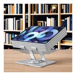 Soporte giratorio aluminio 360° para tablet y celular