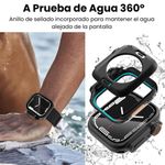 Case de policarbonato negro ultra Apple Watch 45mm
