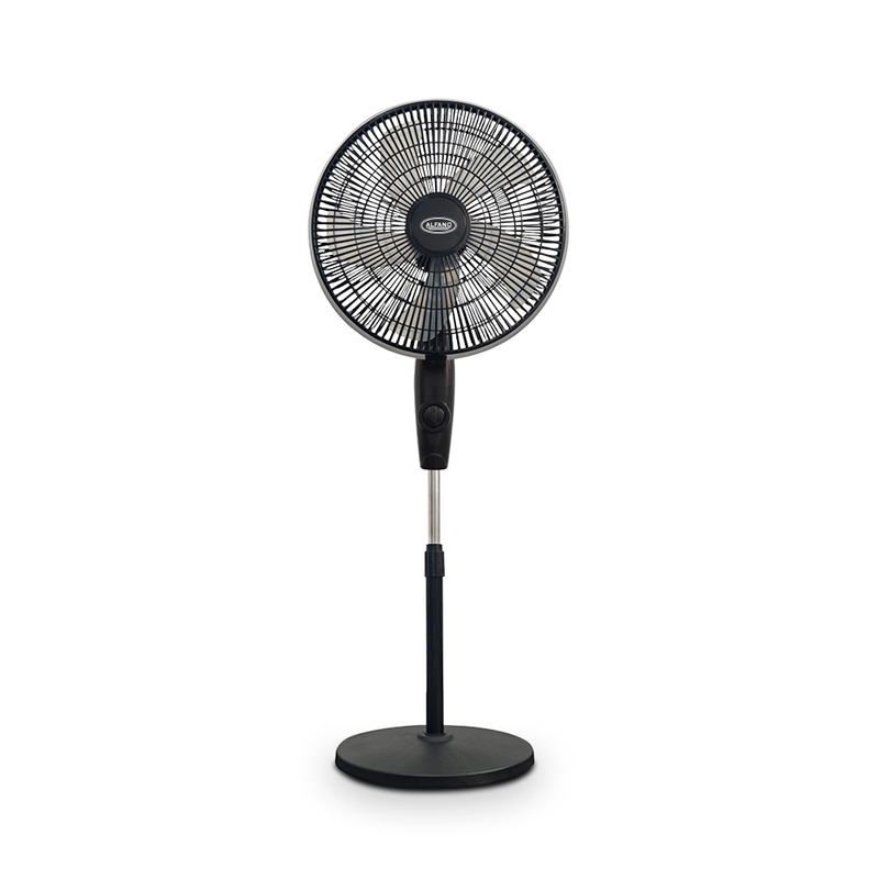 Ventilador de pie Alfano AL-16L 16" 45W negro frontal