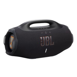 Parlante bluetooth JBL Boombox4 potencia 210W, resistente al agua IP68, hasta 34 horas de reproducción, negro