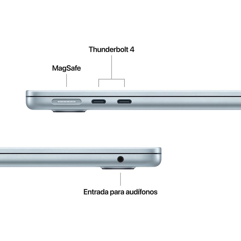 MacBook Air 15" Chip M4 sky blue
