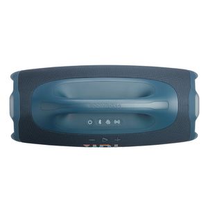 Parlante bluetooth JBL Boombox4 portátil, potencia 210W, resistente al agua IP68, hasta 34 horas de reproducción, azul