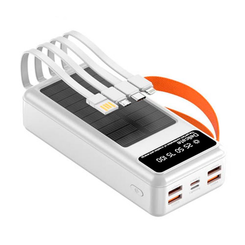 Power Bank Demgel 45000mAh Solar Blanco