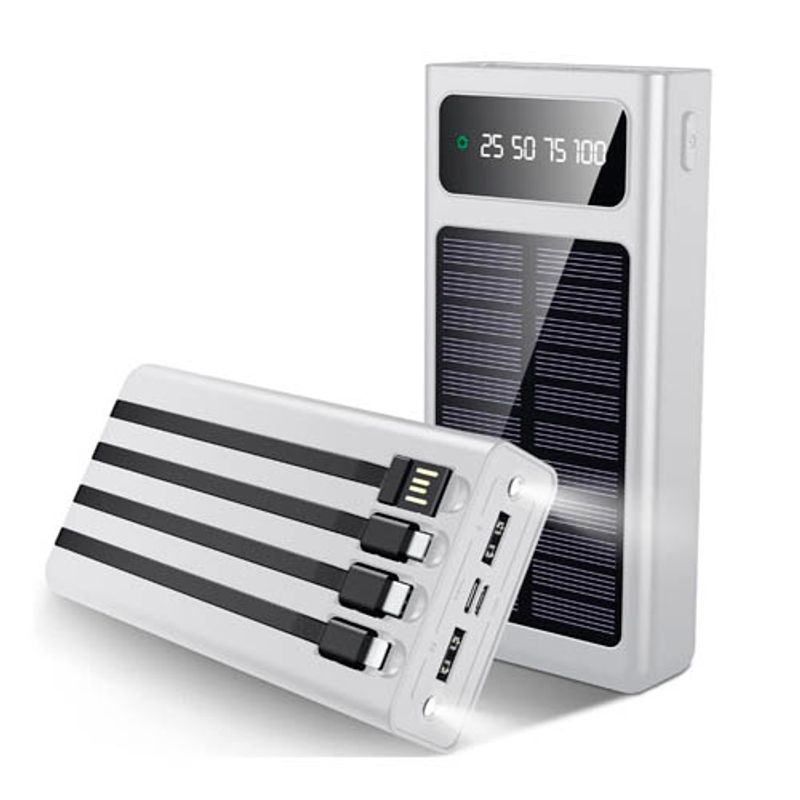 Power Bank Demgel 45000mAh Solar Blanco