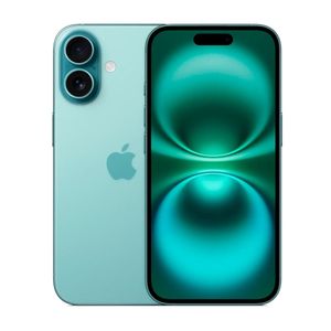 iPhone 16 5G 256GB, 8GB RAM, cámara trasera 48MP y frontal 12MP, 6.1", teal
