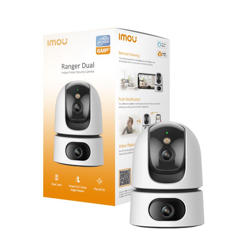 Cámara Wi-Fi IMOU Ranger Dual 6MP blanco