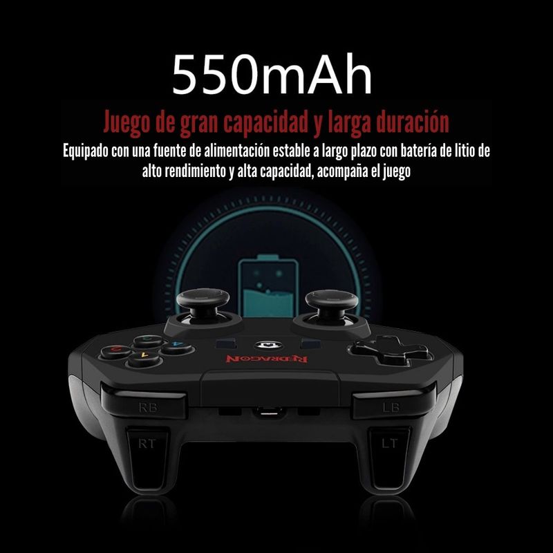 Mando inalámbrico Redragon Harrow Pro 2.4GHz