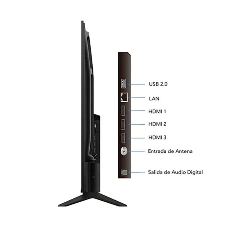 Smart TV TCL 4K 55" LED Ultra HD Google TV 55V6C 2025