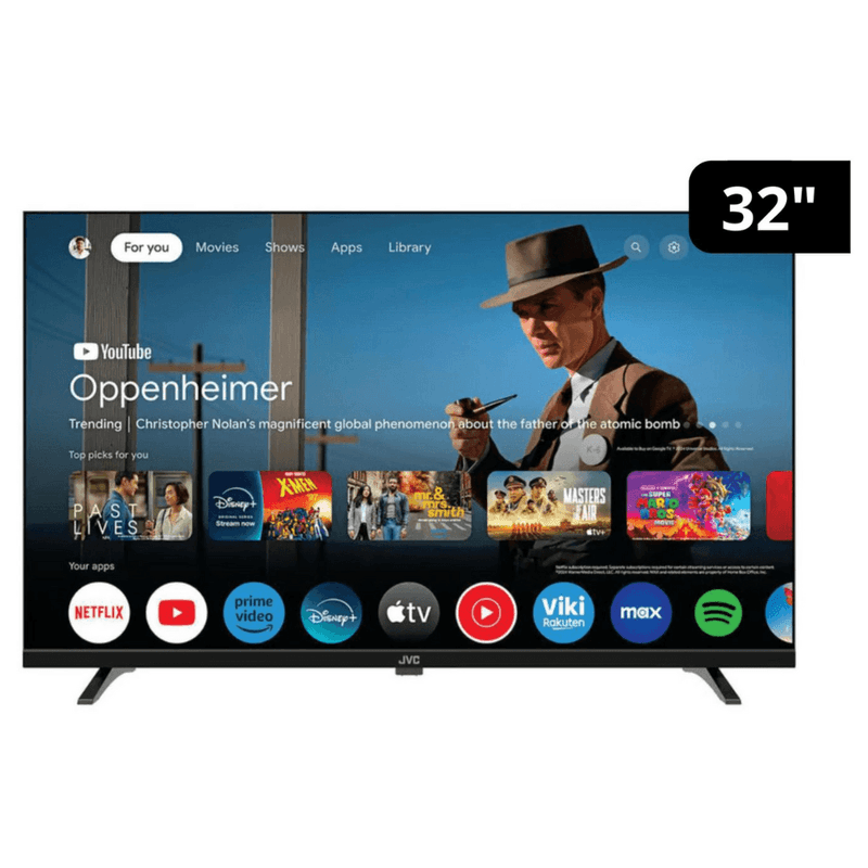 Smart TV JVC pantalla 32” HD LED Google TV LT-32KM148