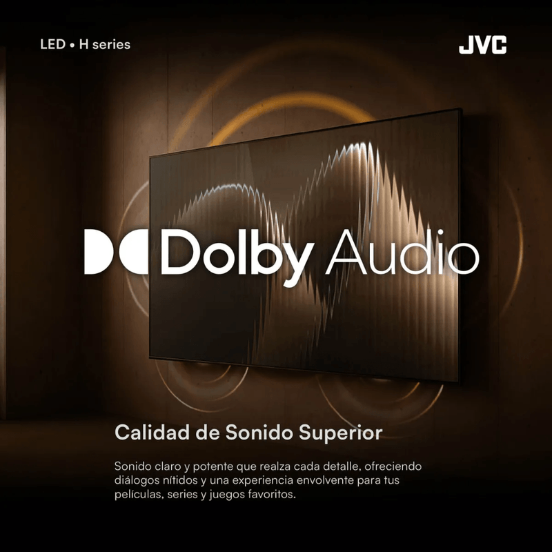 Smart TV JVC pantalla 43” Full HD LED Google TV LT-43KM348