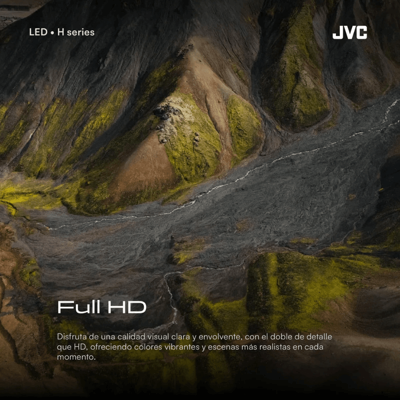 Smart TV JVC pantalla 43” Full HD LED Google TV LT-43KM348