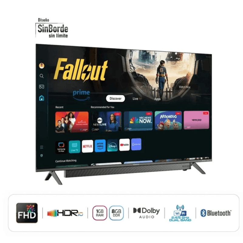 Smart TV Hyundai pantalla 43” Full HD Tizen OS HYLED4329T