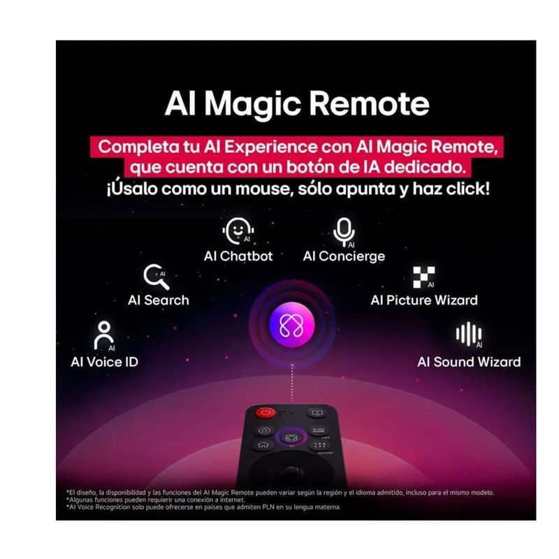 Televisor LG pantalla 50" UHD AI 4K Smart TV