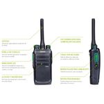 Radio Hytera BD506 VHF DMR 2 IP54 negro