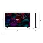 Televisor LG pantalla 43" Smart TV 4K AI 43UA7300