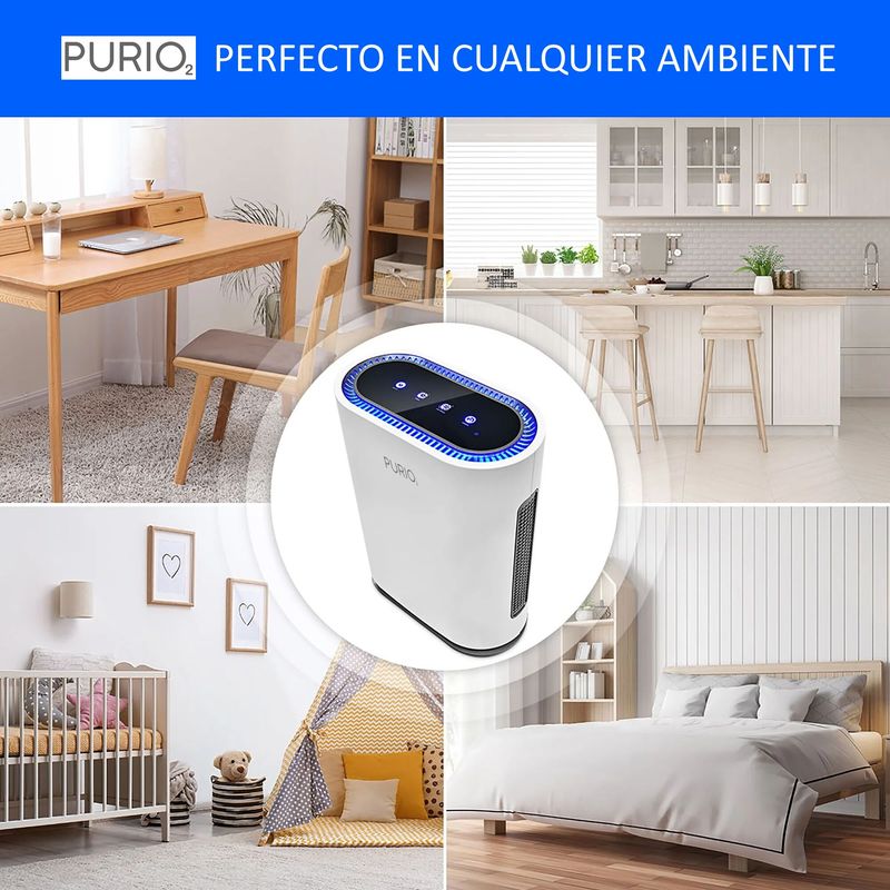 Purificador de aire HEPA PURIO Ultra hasta 50m2 blanco
