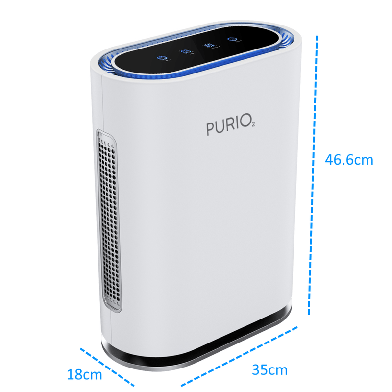Purificador de aire HEPA PURIO Ultra hasta 50m2 blanco