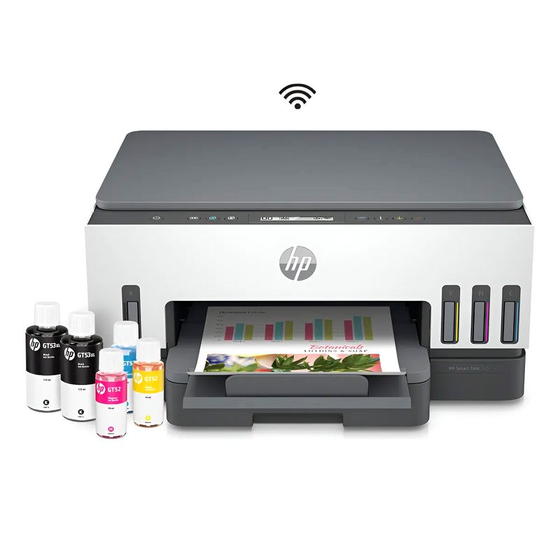 Impresora multifuncional HP Smart Tank 720 Wi-Fi gris