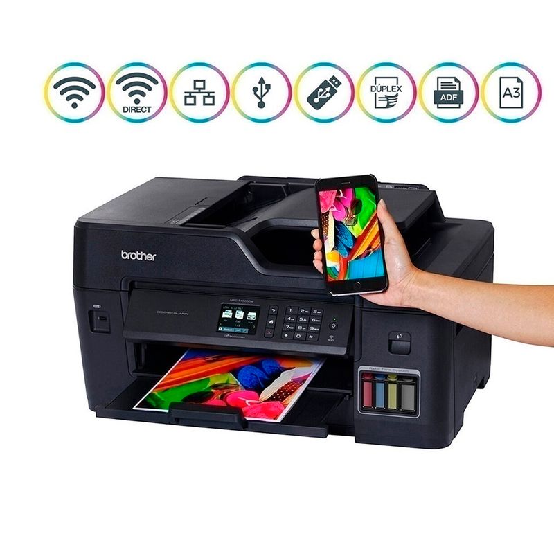 Impresora multifuncional HP Smart Tank 720 Wi-Fi negra