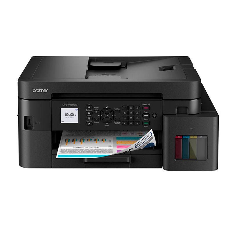 Impresora multifuncional Brother MFC-T930DW Wi-Fi negra