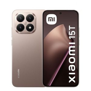 Celular Xiaomi 15T 5G 512GB, 12GB RAM, cámara trasera 50MP y frontal 32MP, 6.8", oro rosa