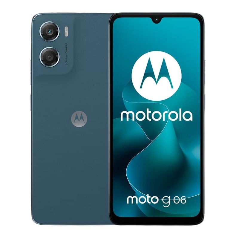 Celular Motorola G06 4G 128GB azul