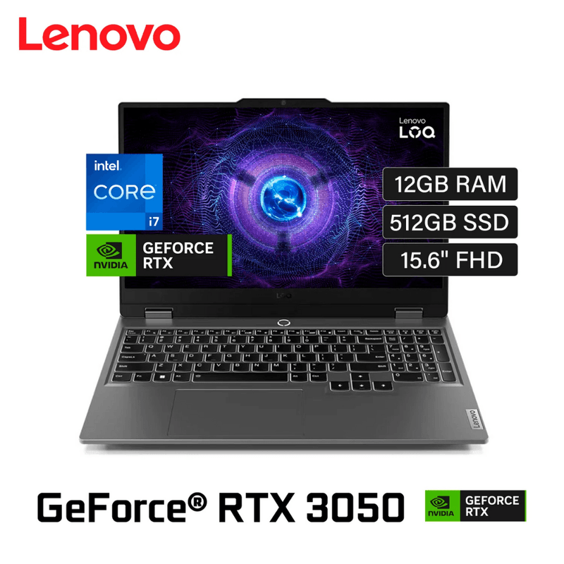 Laptop Lenovo LOQ 15IRX9 15.6" gris