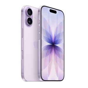 iPhone 17 5G 256GB, 8GB RAM, cámara trasera 48MP y frontal 18MP, 6.3″, lavander + cargador 20W