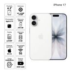 iPhone 17 5G 256GB blanco