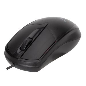 Mouse alámbrico Coolbox Teraware MO-048 1000 dpi, 3 botones, negro