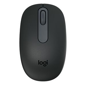 Mouse inalámbrico Logitech M196 bluetooth, 1000 dpi, 3 botones, usa 1 pila AA, compacto y ecológico, grafito