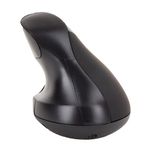 Mouse inalámbrico vertical Radioshack receptor USB 1000 DPI 5 botones negro Dorsal