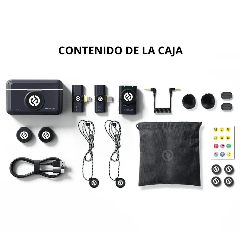 Micrófono inalámbrico Hollyland Lark M2 DUO