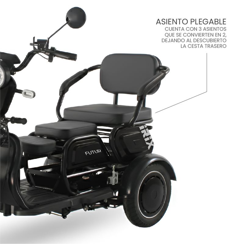 Trimoto eléctrica Futur IRIX 600W