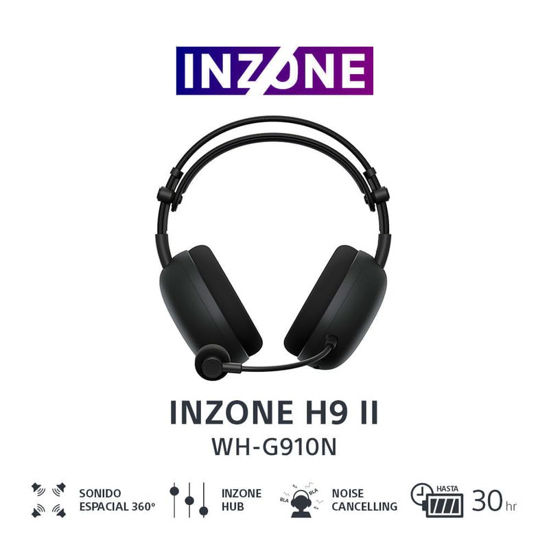 Audífono gamer inalámbrico Sony Inzone H9 II
